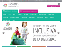 Tablet Screenshot of juguetesuniversales.com